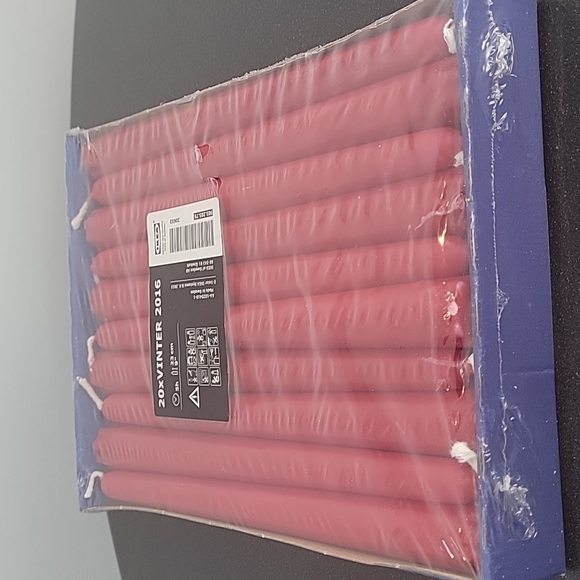 IKEA VINTER red taper candles 9" - Picture 4 of 6